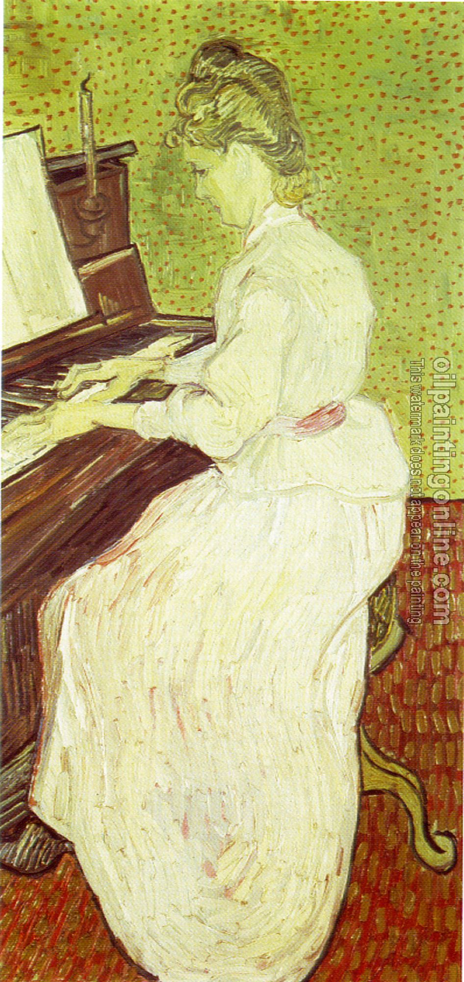 Gogh, Vincent van - Marguerite Gachet at the Piano